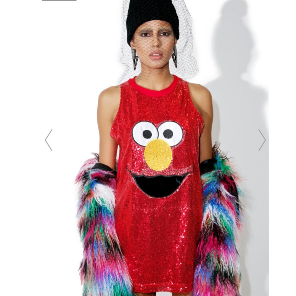 Dolls kill Elmo sequin tank